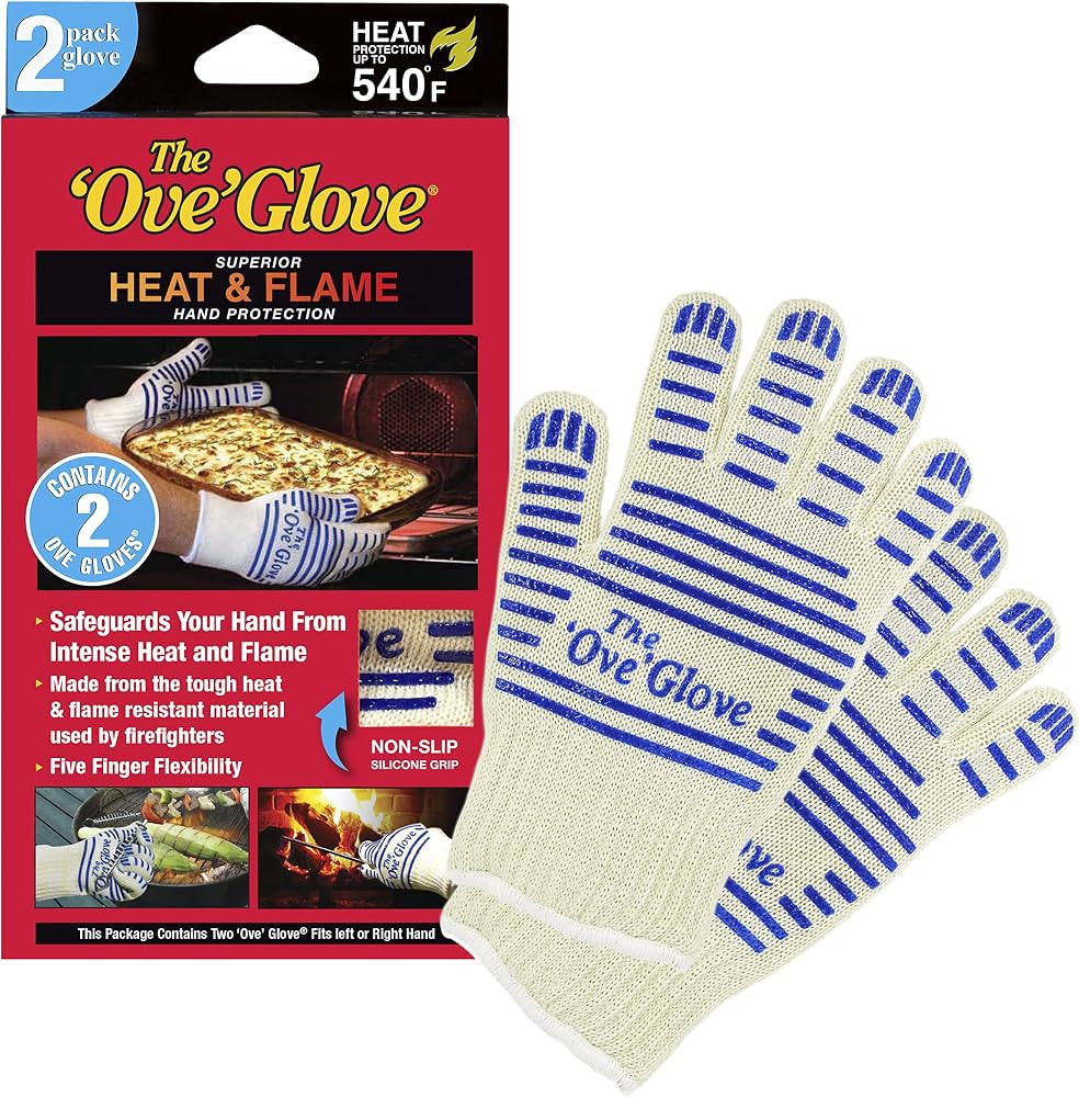 The Ove Glove - Superior HEAT & FLAME Hand Protection - 2 Pack Glove | Amazon (US)