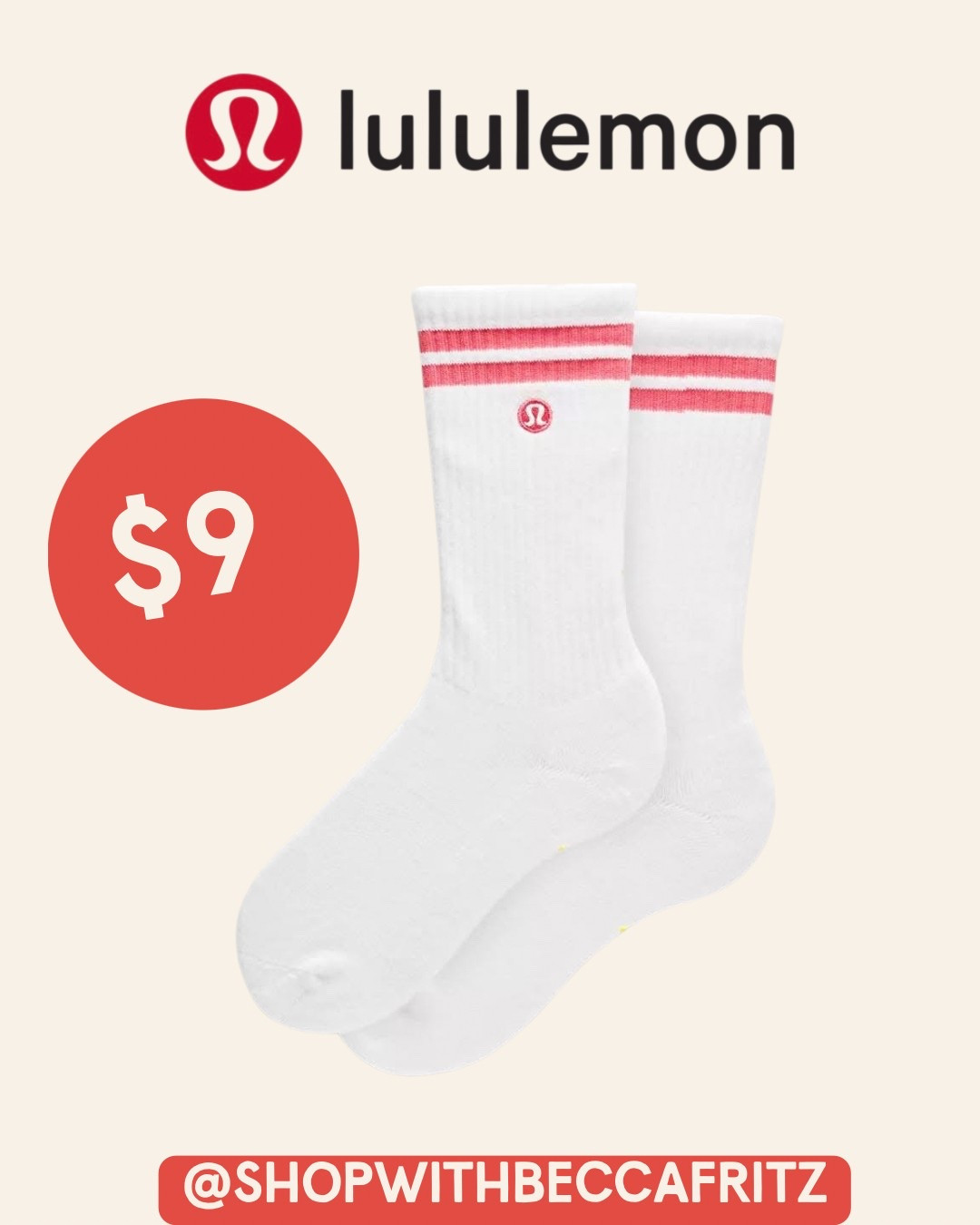 🍋 Lululemon crew socks are just $9 right now with free shipping! Run before they’re gone! #lululemon #beccafritzfinds

#LTKActive #LTKFindsUnder50 #LTKSaleAlert