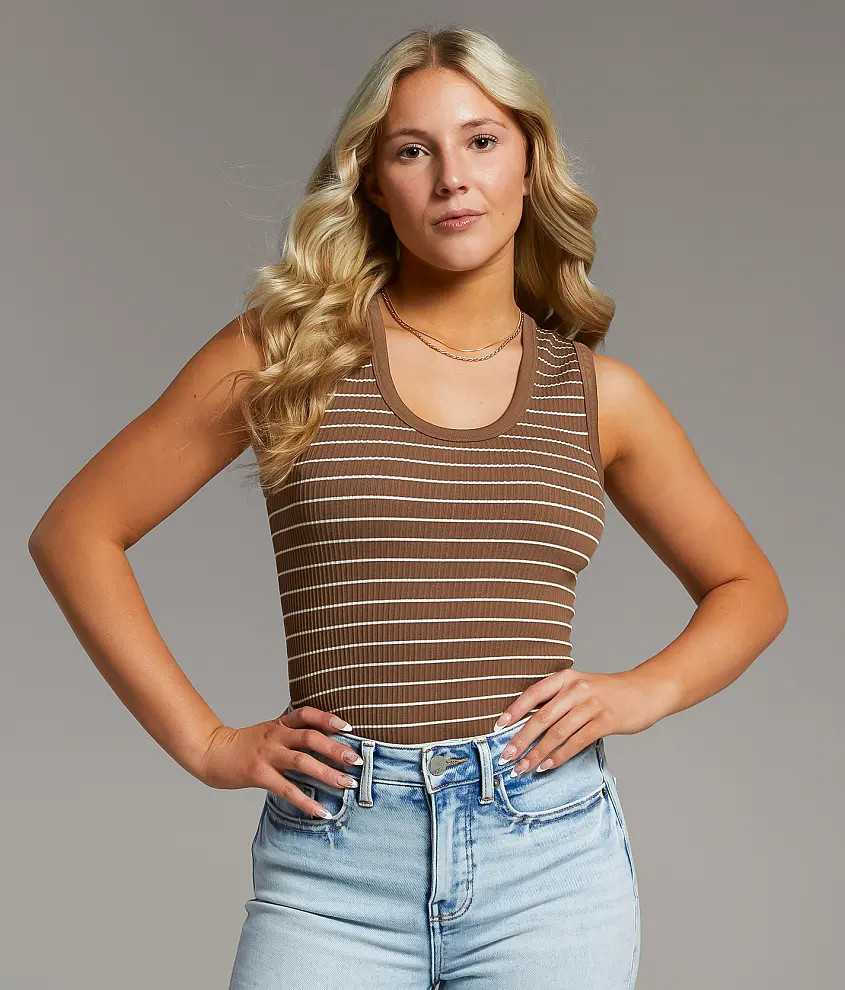Ribbed Contour Tank Top | Buckle