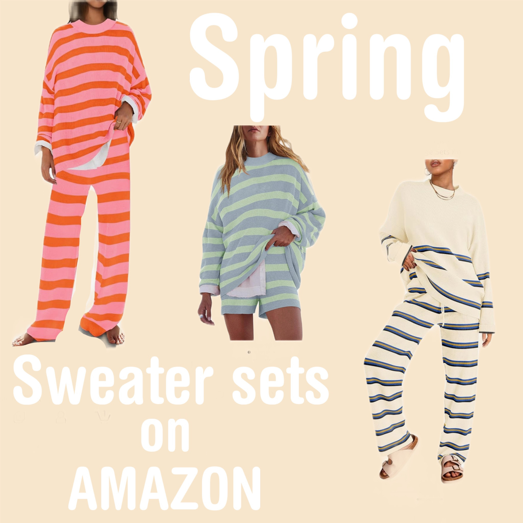 Cute and springy matching sets! 

#LTKStyleTip #LTKMidsize #LTKFindsUnder50