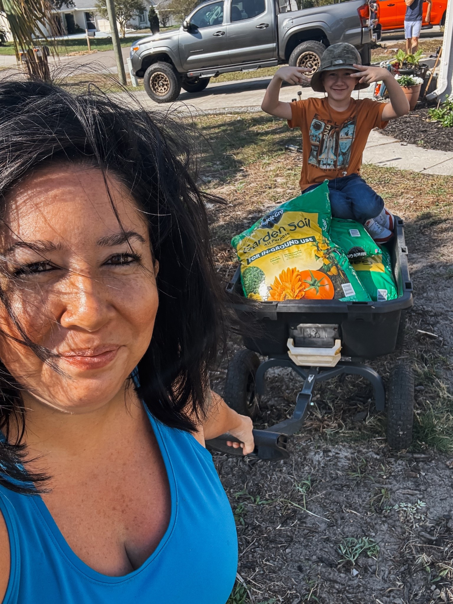 Saturday chores! Filling the raised garden beds and getting ready for planting  

#LTKHome #LTKSeasonal #LTKSpringSale