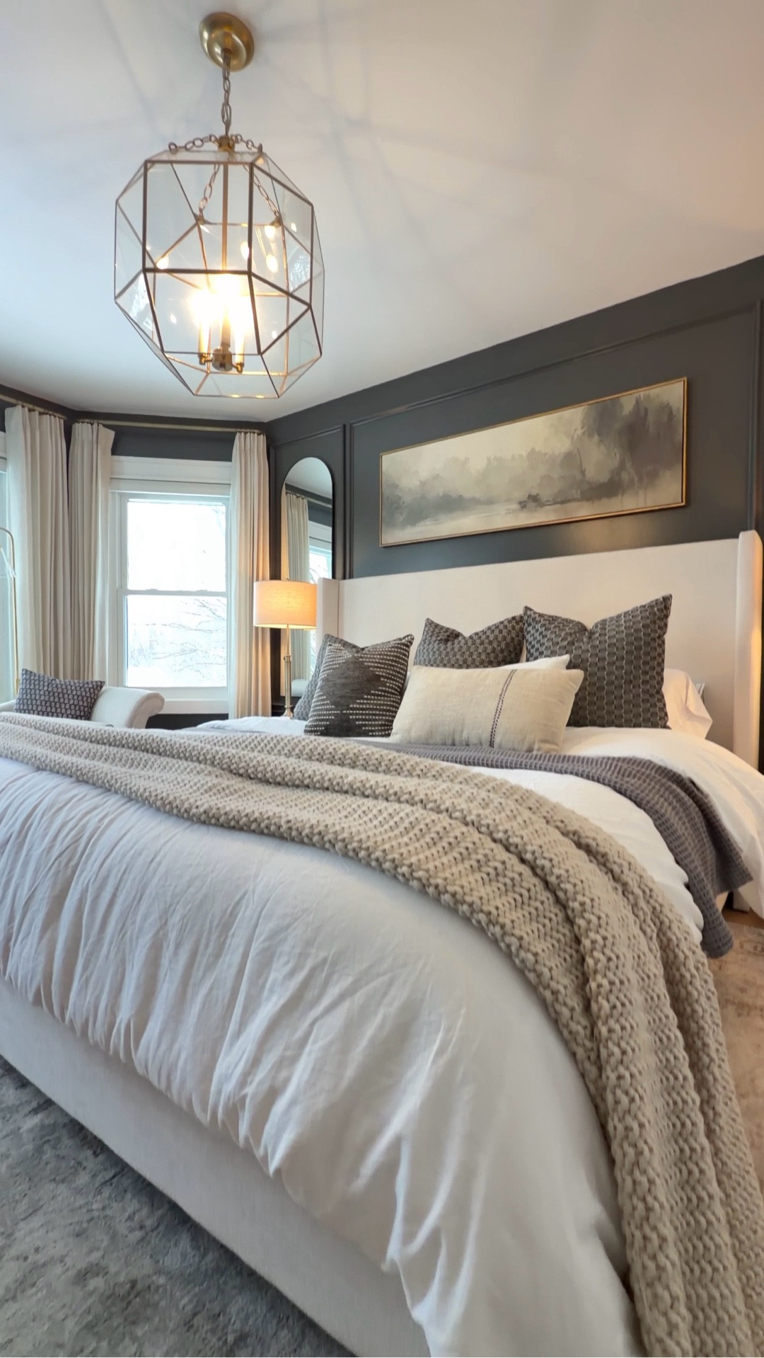 My favorite pendant light! 

🏷️ pendant light / bedroom lighting / moody bedroom / chandelier 

#LTKU #LTKHome