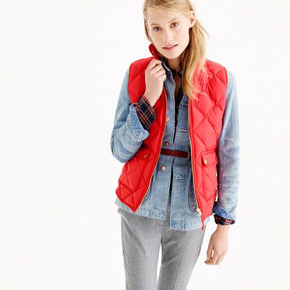 Excursion quilted down vest | J.Crew US