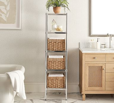 Everson Tall Metal Storage Shelf | Pottery Barn (US)