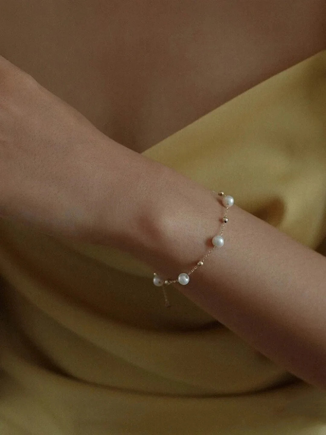 Real Natural Freshwater Pearl Bracelet，Silver Stacking Bracelet，Pearl Beaded Bracelet，Simpl... | Etsy (US)