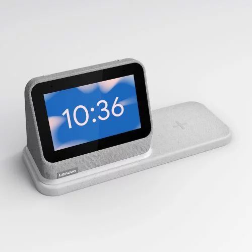 Lenovo Smart Clock 2 with Wireless Charging Dock - Heather Grey - Walmart.com | Walmart (US)