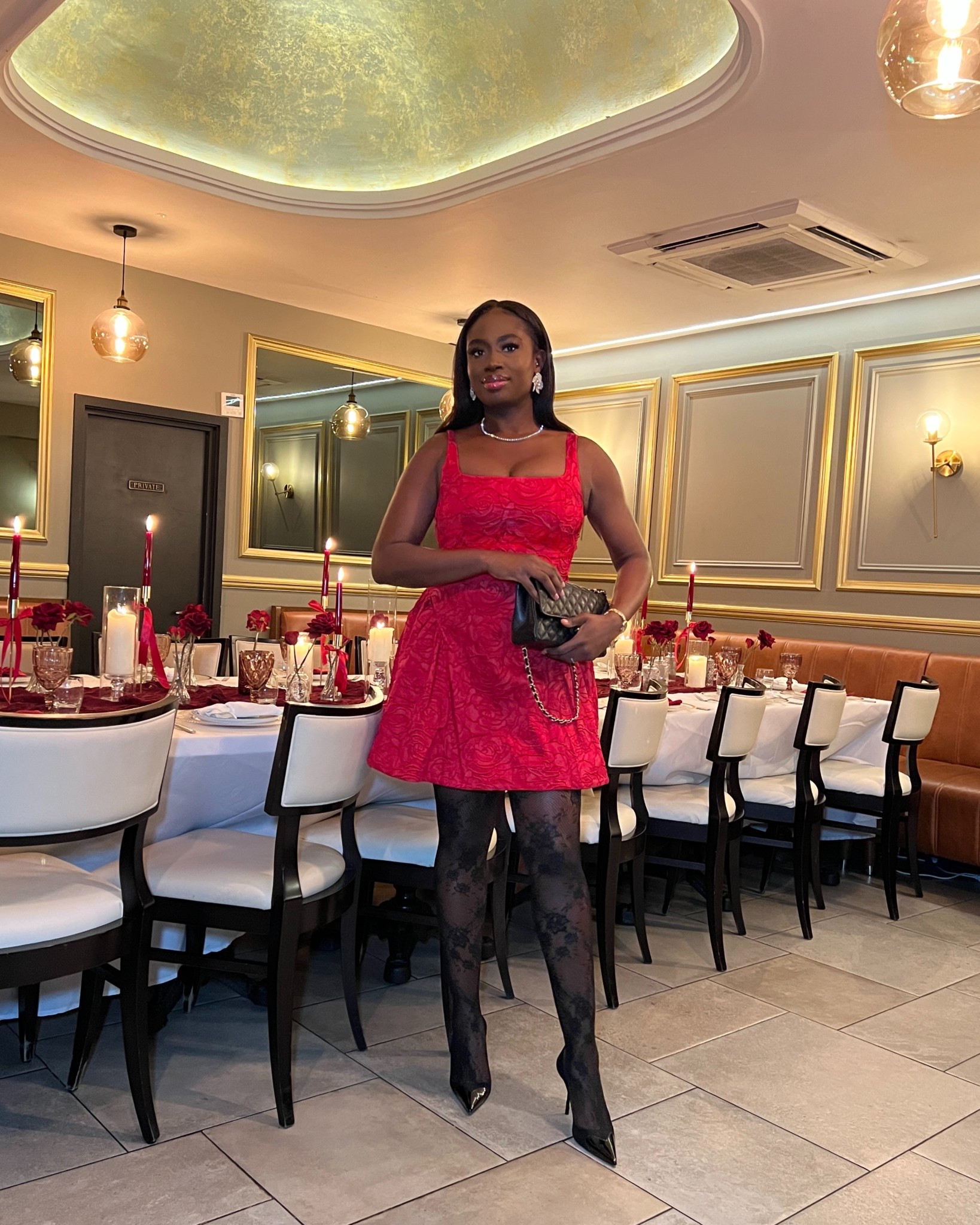 Nothing says party season or a night out like a little red dress! Get it now and you’re even sorted for Valentine’s Day! I love mutli use clothing because I love to get wear out of my clothes
Outfit details:
Dress:
French connection
Heels: Alaia
Tights: H&M 
 🥰🤏🏿🤏🏿🤏🏿#red #dress #party #christmas #valentines #evergreen 

#LTKpartywear #LTKdatenight #LTKmidsize