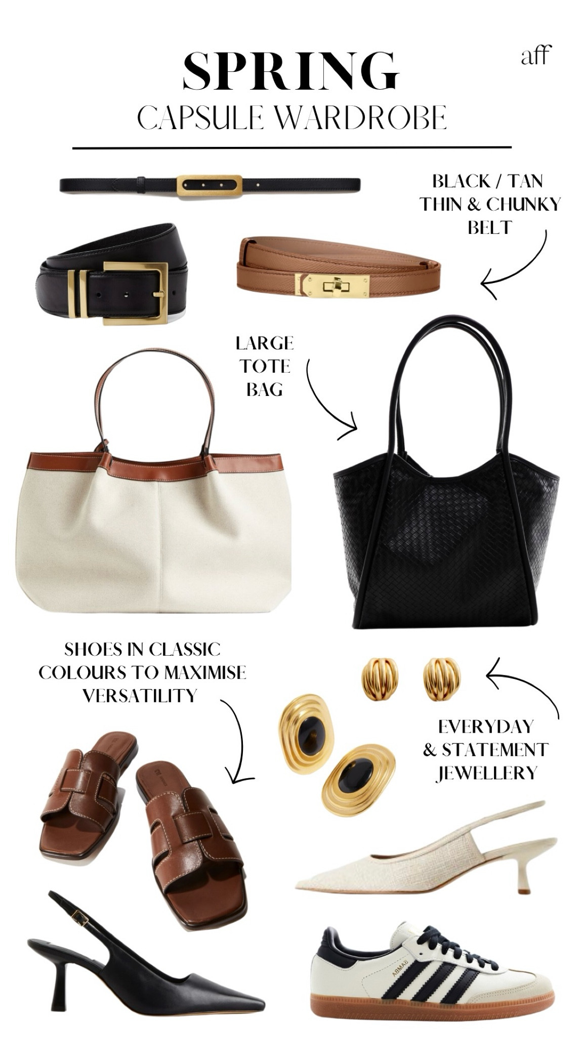 SPRING CAPSULE WARDROBE | PART 4 | SHOES & ACCESSORIES 👜

#LTKstyletip #LTKshoecrush #LTKitbag
