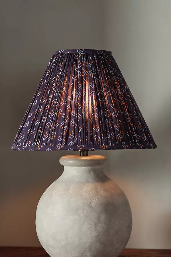 Amber Lewis for Anthropologie Floral Lamp Shade By Amber Lewis for Anthropologie in Blue Size M | Anthropologie (US)