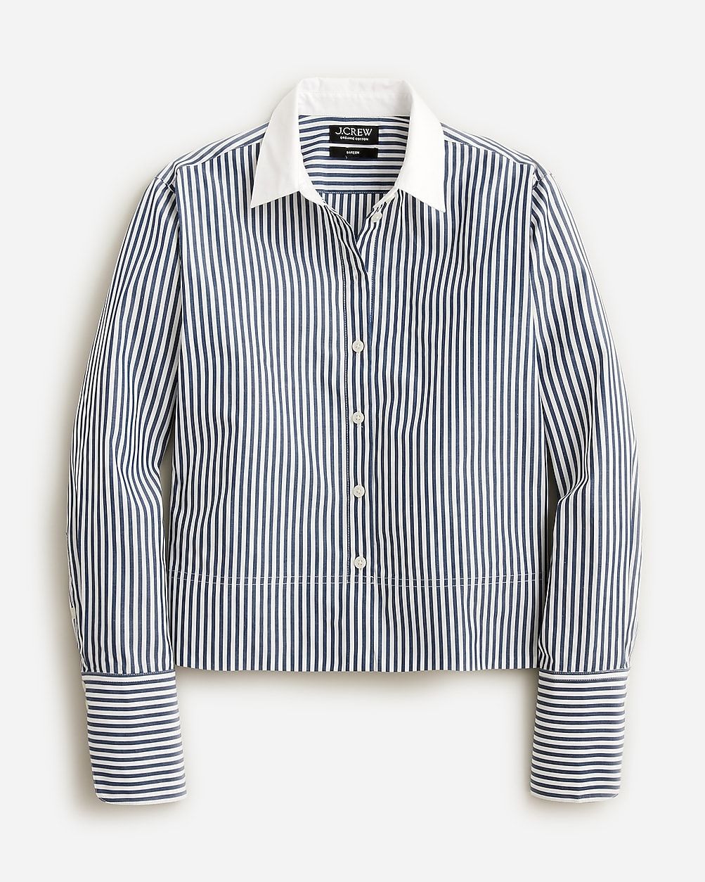 Cropped garçon shirt in striped print | J.Crew US