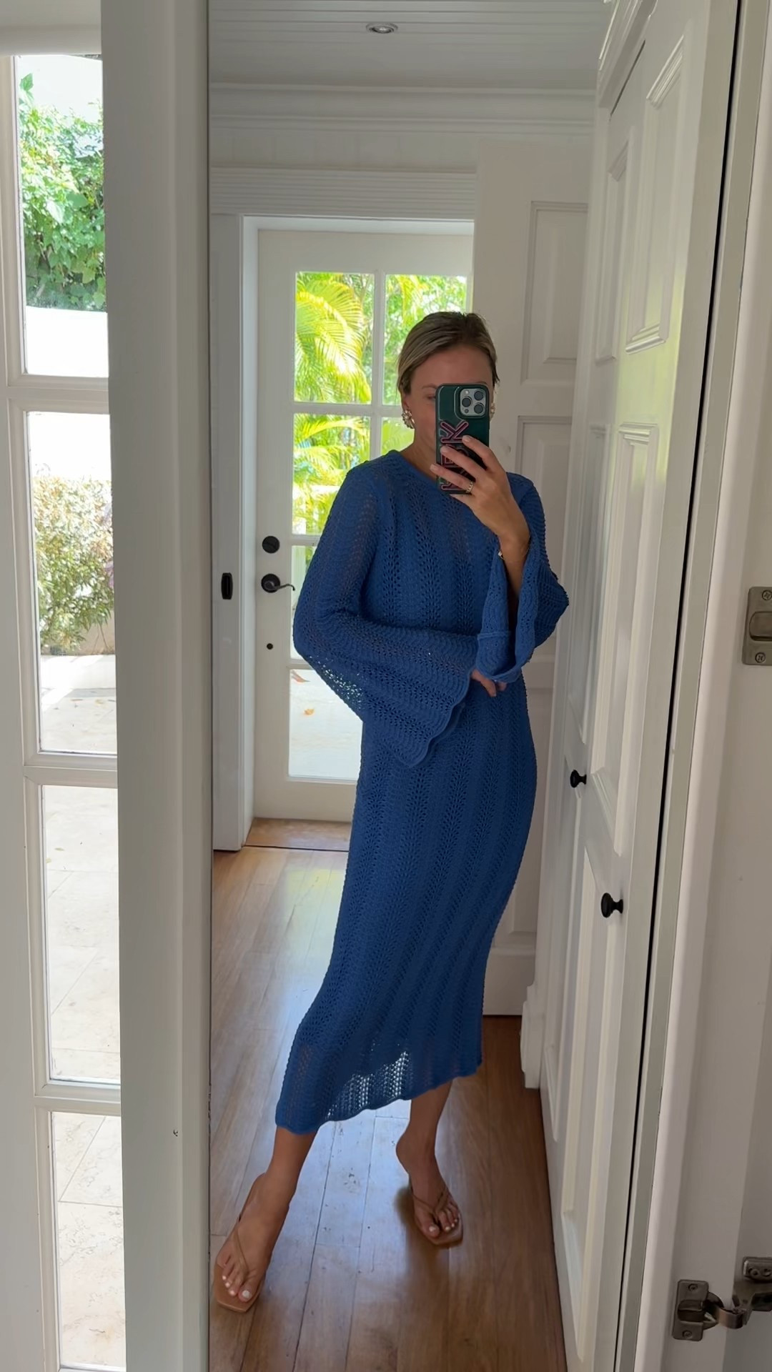 Love this blue dress! Remove the liner and it doubles as a coverup. I’m 5’5 wearing a small, tts. Heels tts 

resort wear, beach vacation, travel 