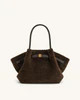 Hana Medium Faux Fur Tote Bag - Mocha Brown | JW PEI US