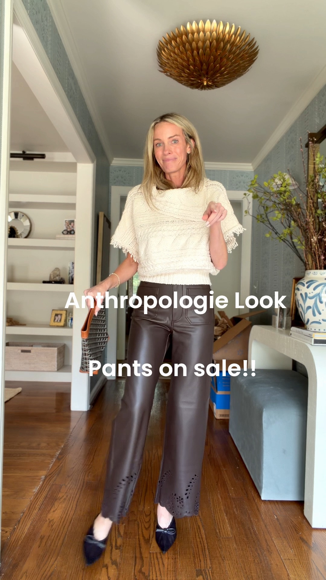 Small top
26 tall pants