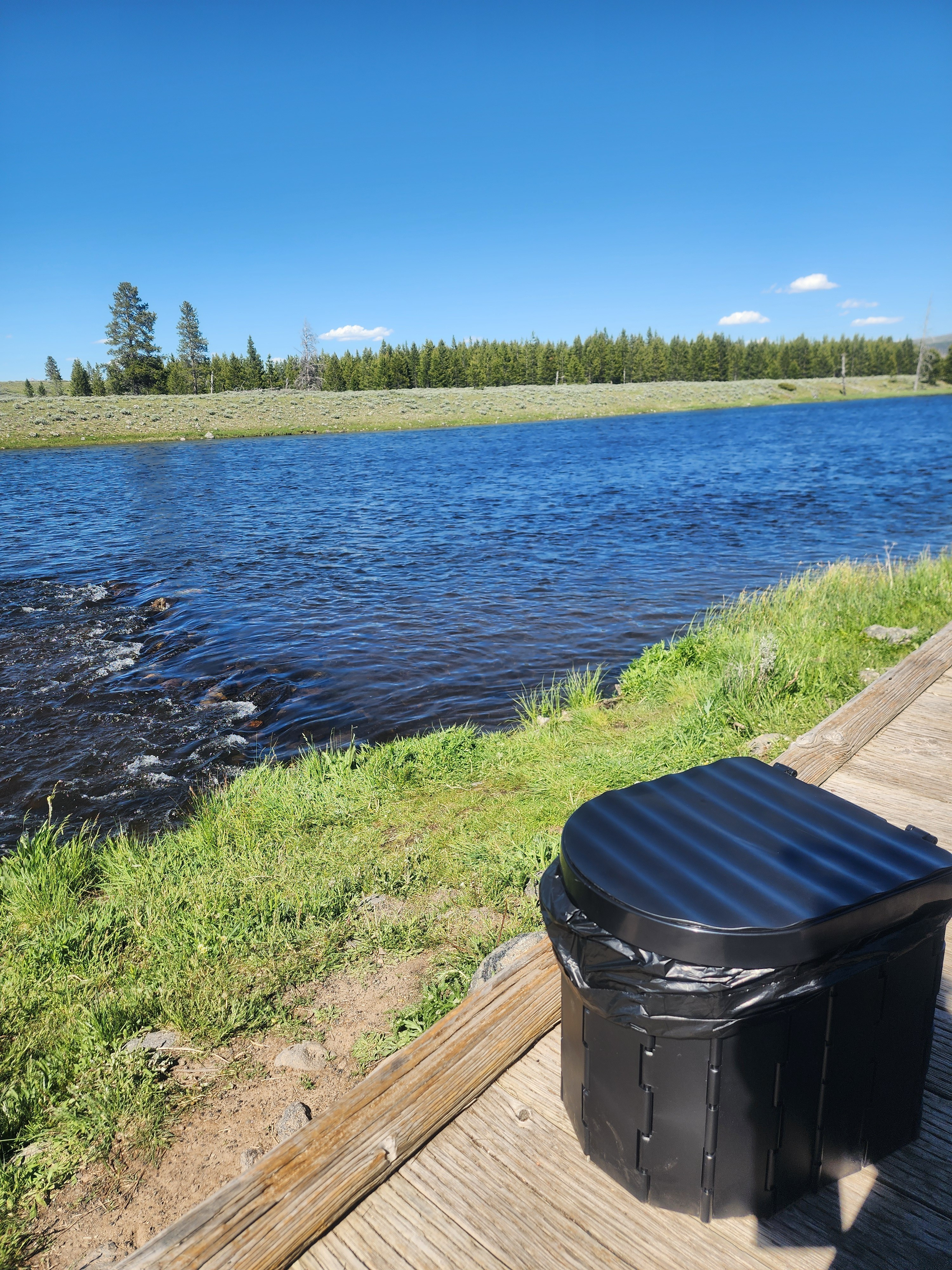 If you're headed to Yellowstone (or camping or somewhere the traffic is potentially LONG/stopped) I recommend getting THIS.this portable POP UP potty holds adults. We also have a smaller one in pink that always stays in the car for kids. But this time we opted to fold up this in the backpack JUST in case there was a long bison stop, or not a bathroom anywhere near.I think the adults used it even more than the kids 😆It saved many pants.p.s. the "bathrooms" at Yellowstone are a random hole in the ground in a concrete block. Trust me. You need this. #yellowstone #musthave #travel #livinglargeinlilly #momlife #travelhack #parenthack 

#LTKActive #LTKFamily #LTKTravel