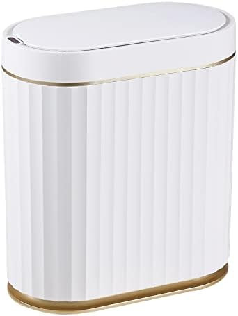 ELPHECO Automatic Motion Sensor Trash Can - 2 Gallon Slimline for Bathroom, Bedroom, Kitchen, Off... | Amazon (US)