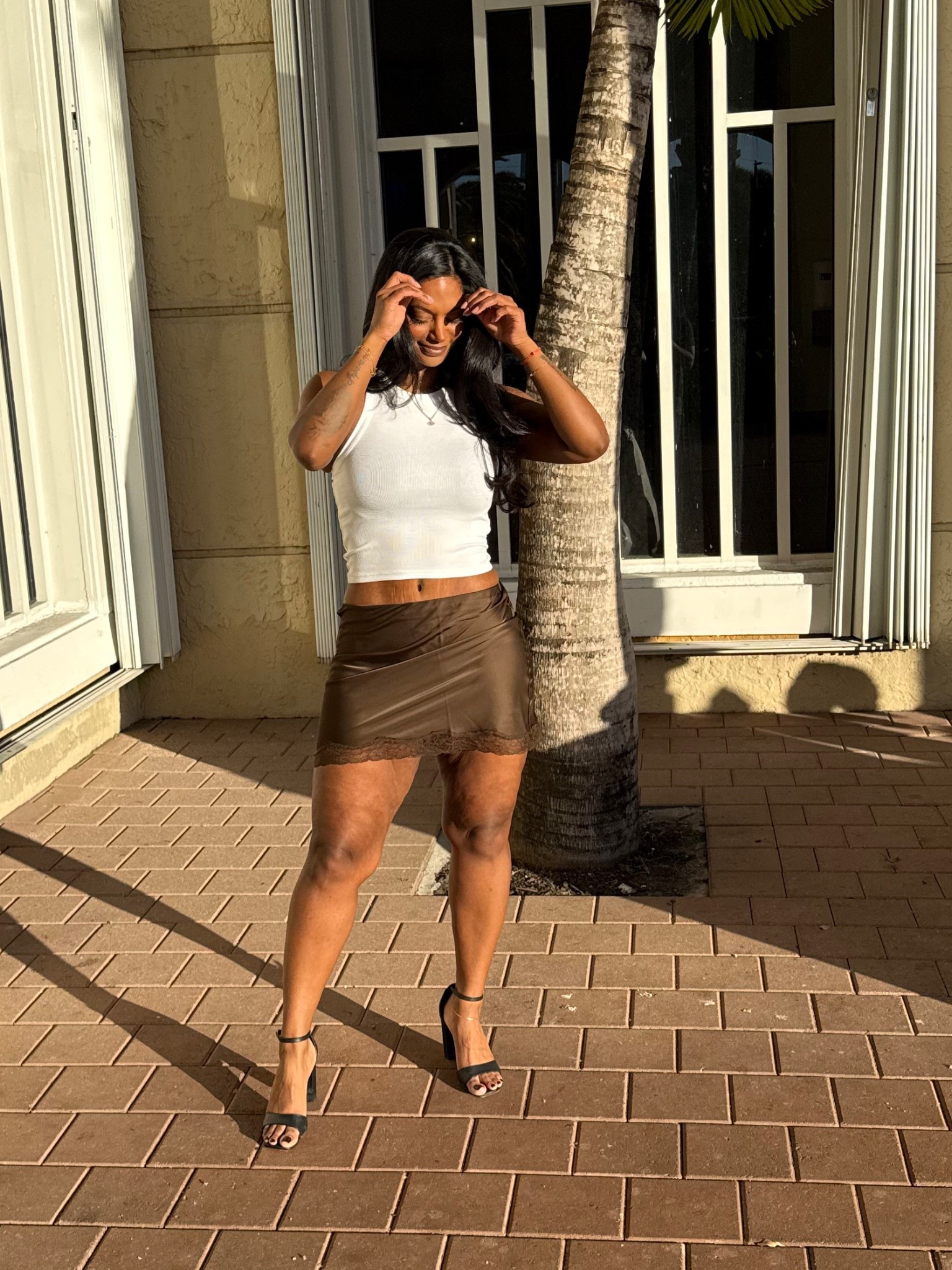 My favourite night out look so far #datenight #silk #skirt 

#LTKcanada #LTKdresses #LTKsummer