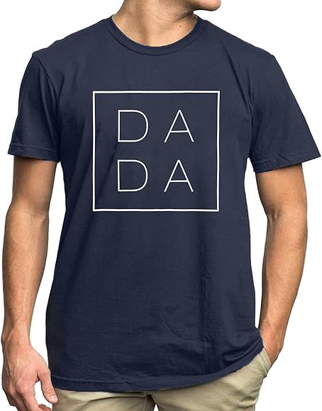 Dad Shirts for Men Funny DADA Letter Print Graphic Tshirts Father Daddy Papa Gifts Tee Tops | Amazon (US)