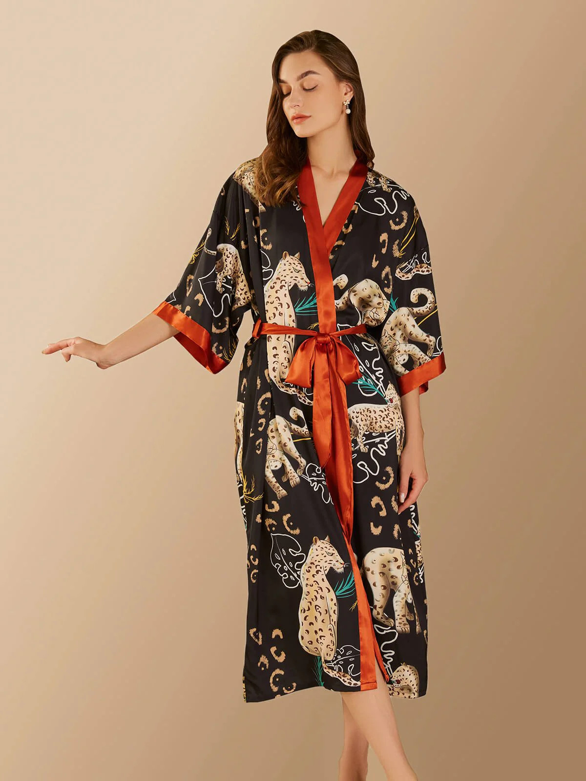 Jungle Animals Kimono Robe | ulivary