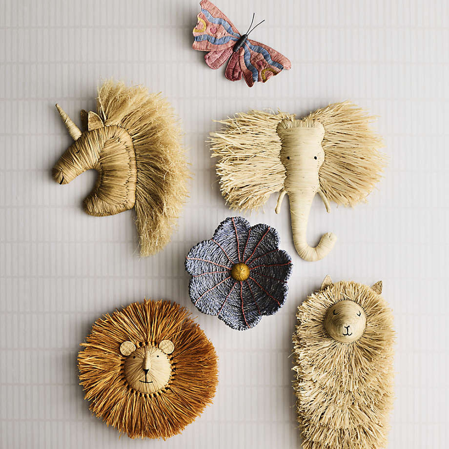 All Across Africa Elephant Head Wall Decor + Reviews | Crate & Kids | Crate & Barrel