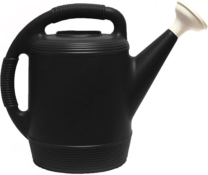 2 Gallon Resin Watering Can, Black | Amazon (US)