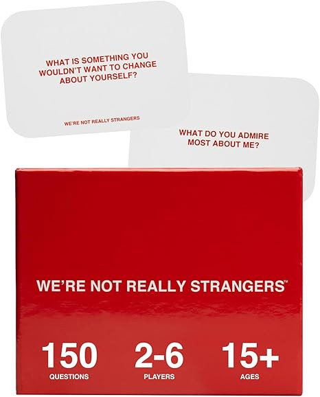 WE'RE NOT REALLY STRANGERS Card Game - 150 Conversation Cards for Adults, Teens, Couples, & Stran... | Amazon (US)