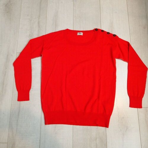 Wallace Size s Red Sweater 100% Merino Wool top   | eBay | eBay US