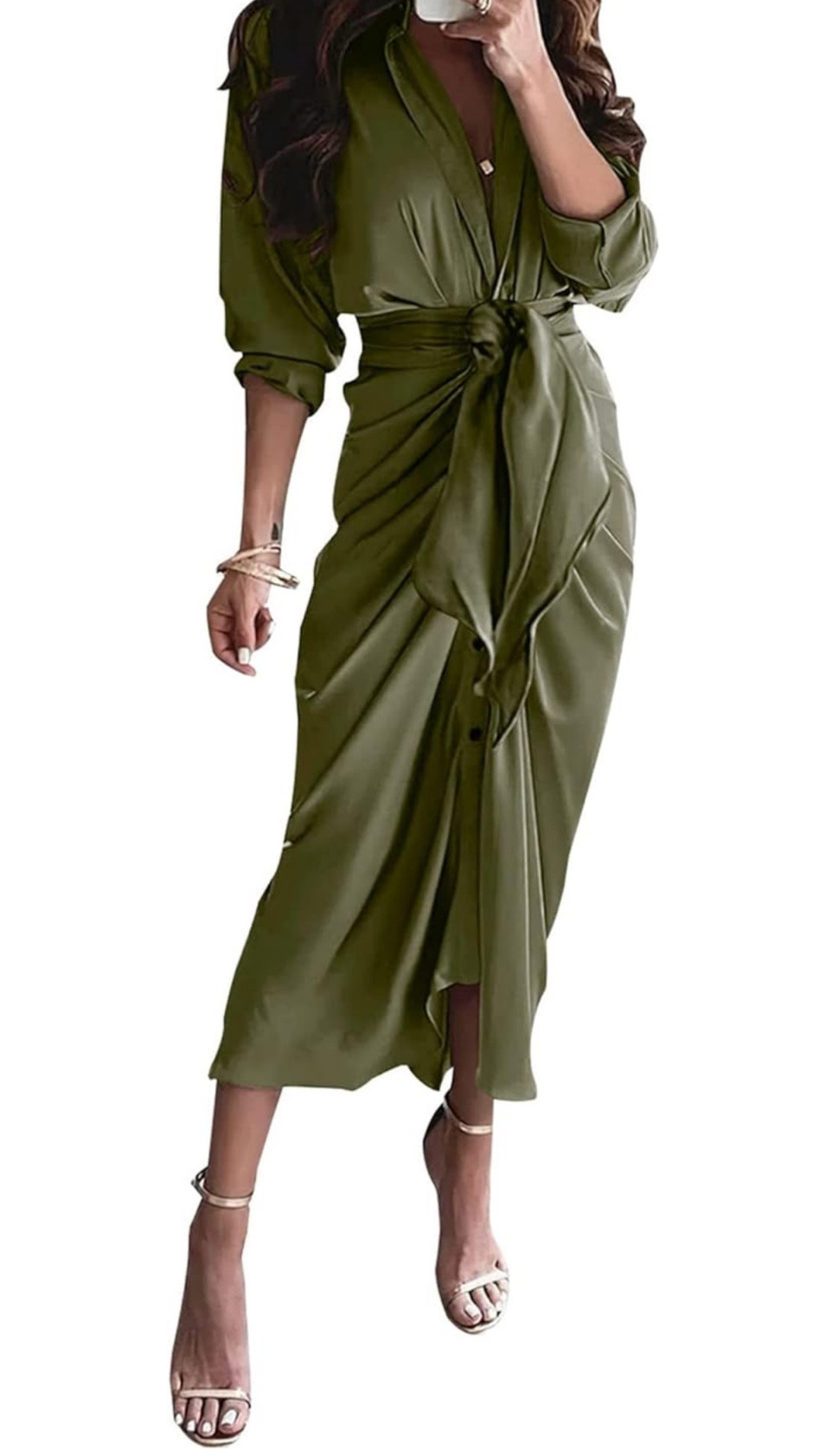 Amazon find! Satin midi shirt dress with tie waist. Comes in a variety of colors. Perfect for a wedding, shower, work event or even date night. I just ordered in olive green! 


Amazon, Target, Spring, Spring fashion, coat, jacket, fur, faux fur, leather, faux leather, Nordstrom, REVOLVE, Saks, Neiman Marcus, Tuckernuck, trend, trending, brown, neutral, fur, feathers, sequin, sparkly, shimmer, festive, tweed, blazer, formalwear, black tie, wedding guest dress, party dress, black dress, style tip, metallic, heels, chocolate brown, teddy, shearling, jeans, gifts for her, bow, athletic apparel, loungewear, athleisure, jeans, denim, spring dress, spring break, warm weather clothing, trends, resort wear, maternity, baby shower, wedding shower, Valentine’s Day, date night, work outfit, vacation outfit, swim, resort wear, spring outfit, winter outfit, gift idea, bag, purse, Larroude, platform sandals, sandals, platforms, spring outfits, linen, vacation, vacation outfit, home, coffee table, jeans, date night outfit, work outfit, summer, dupe, home, decor, rug, buffet, mirror, light, sconces, books, frame, coffee table, Arhaus, Pottery Barn, Annie Selke, Dash and Albert, light fixtures, chandelier, dining room table, inspo, modern, rustic, farmhouse, Mexico, beach trip, Farm Rio, gold, pearl, suede, leather, earrings, necklace, jewelry, gifts, Easter, accessories, fitness, joggers, casual, athletic, athleisure, travel, swim, cover up, beach, pool, eyelet, crochet, embroidered, white, Bloomingdales

#LTKfindsunder100 #LTKfindsunder50 #LTKwedding