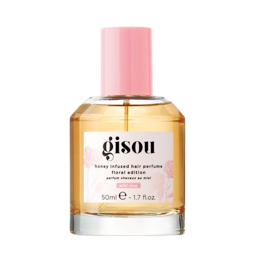 Gisou Honey Infused Hair Perfume, A Delicate Hair Fragrance with Sweet Notes of Honey, Nourishing and Hydrating Hair Shine Spray (1.7 fl oz) (Wild Rose) | Amazon (US)