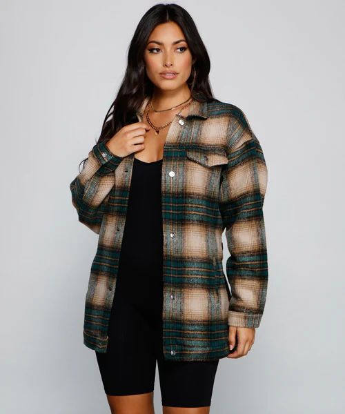 The One Belted Flannel Shacket | Windsor Stores