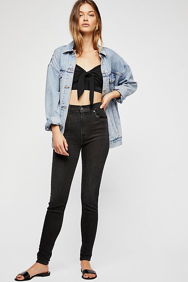 Levi's Mile High Super Skinny Jeans at Free People | Free People (Global - UK&FR Excluded)