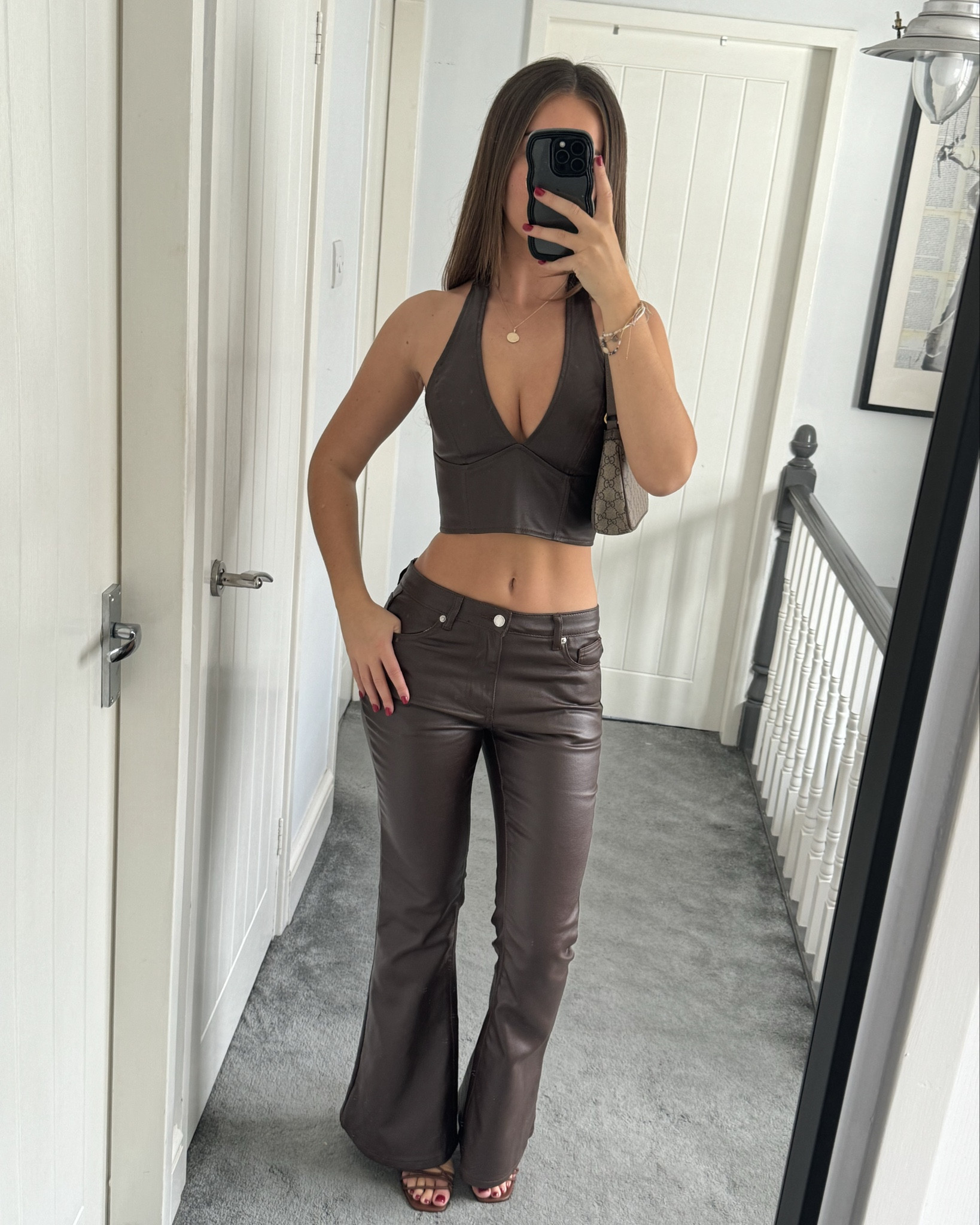 brown trousers and top co ord🤎 

#LTKeurope #LTKautumn #LTKuk