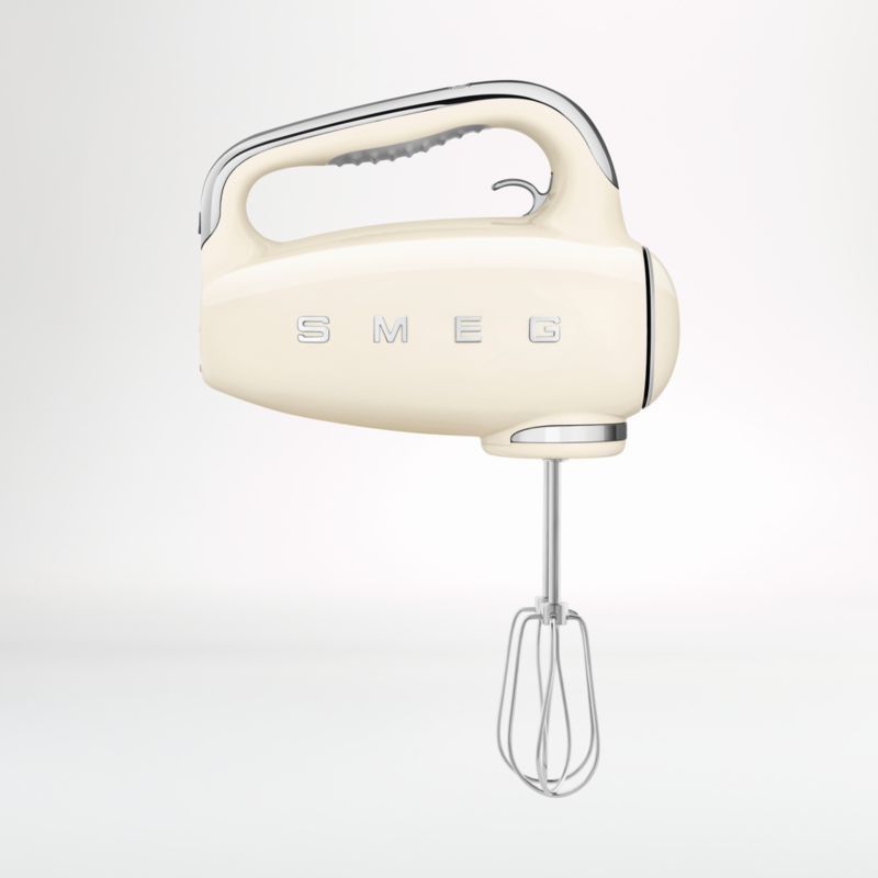 Smeg Cream 9-Speed Hand Mixer | Crate & Barrel | Crate & Barrel