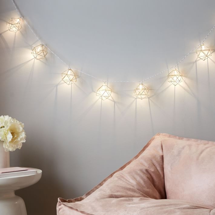Geo String Lights | Pottery Barn Teen