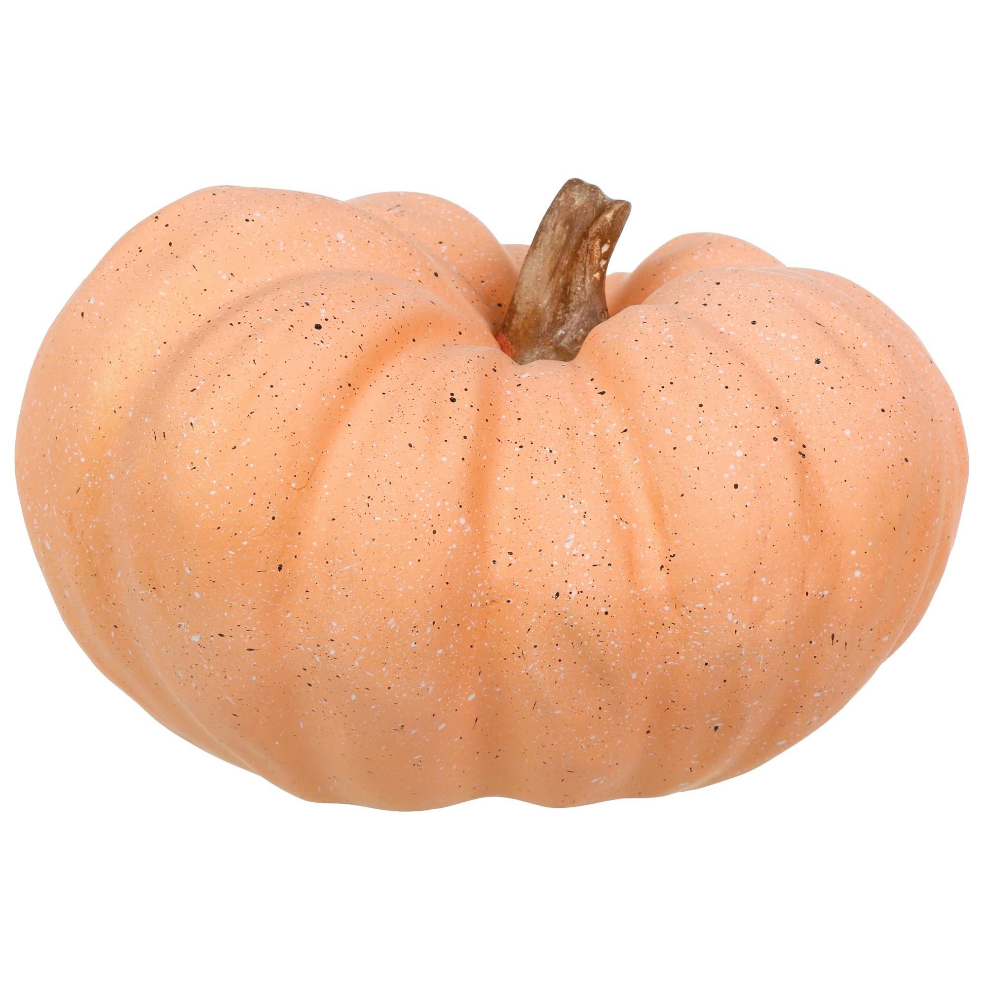 15" Pumpkin Accent - Orange-Orange-7810336811800   | Burkes Outlet | bealls