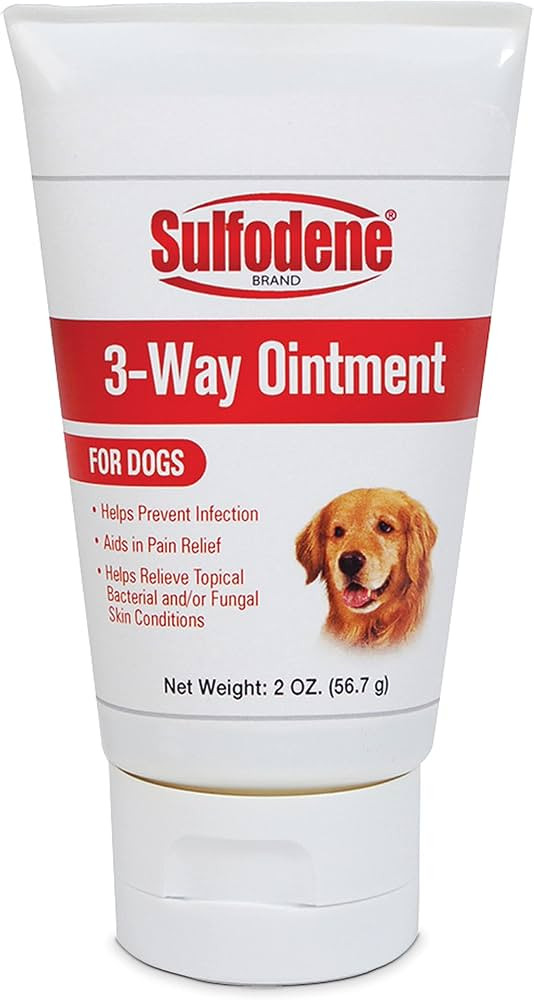 Sulfodene Dog Wound Care 3-Way Ointment, Relieves Pain & Prevents Infection For Dog Cuts, Scrapes... | Amazon (US)
