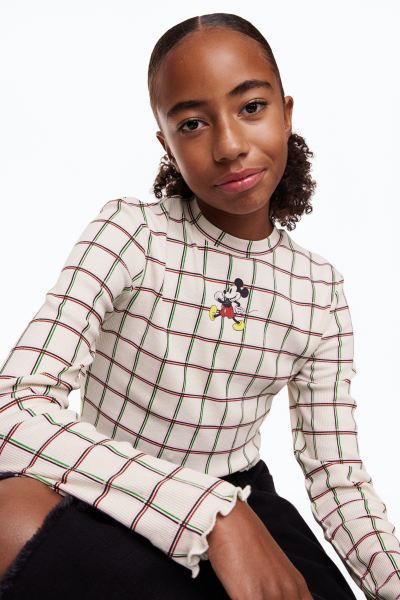 Printed Jersey Top | H&M (US + CA)