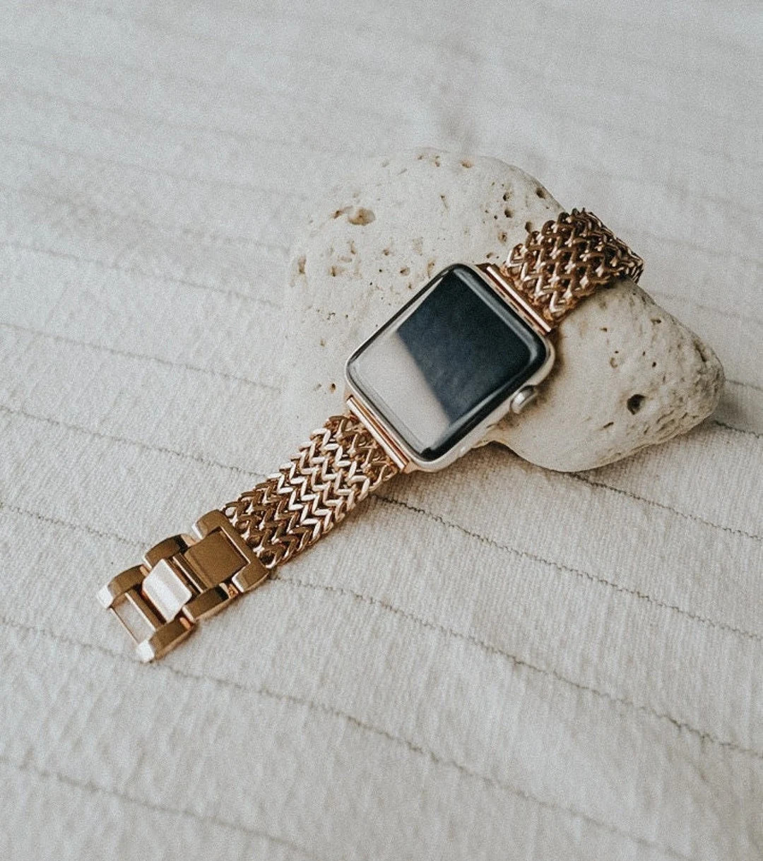 ALEXIS Apple Watch iwatch Stainless Steel Band - Etsy | Etsy (US)