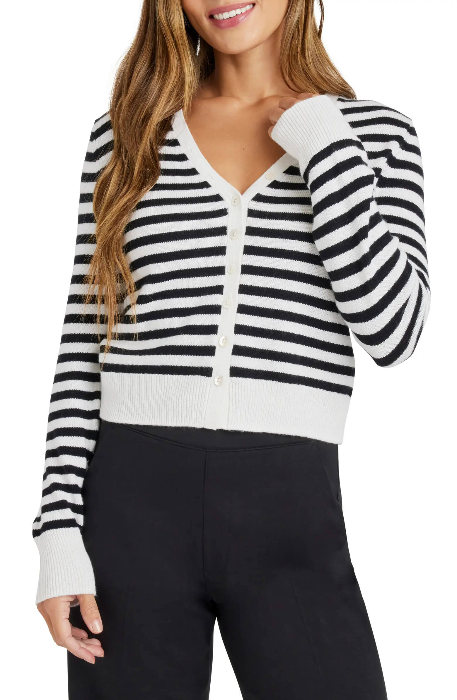 Splendid Santina Stripe Cardigan | Nordstromrack | Nordstrom Rack