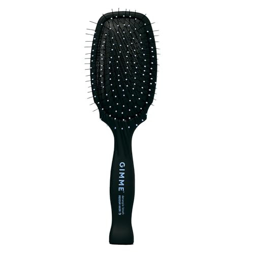 Gimme Beauty - Medium Hair Brush - Damage-Free Detangling Hair Brush for All Hair Types - Soft Bristle Brush with Anti-Static & Heat Resistant Nylon Bristles | Amazon (US)