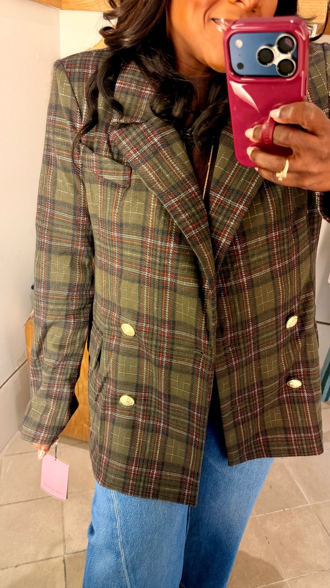 Adding the perfect Fall blazer from @Anthropologie to my cart as we speak! Love the plaid and the oversized fit. I tried on the large but adding the size medium to my cart. 🤎🤎🤎🤎

#LTKMidsize #LTKSeasonal #LTKWorkwear