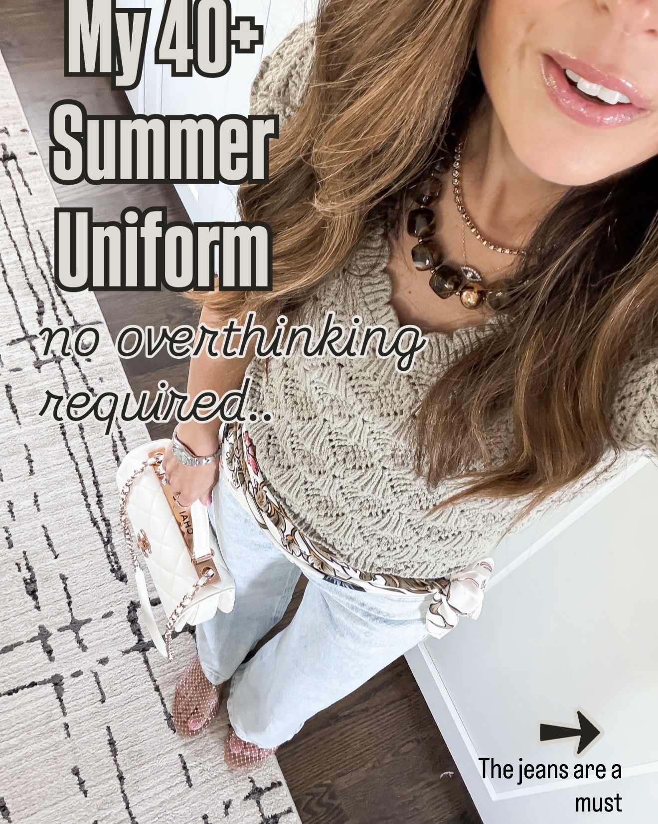 My 40+ summer uniform ☀️✨ Easy pieces that make getting dressed feel effortless. The jeans I’m obsessed with (yes I bought them in multiple washes 🤭), comfy sandals, easy dresses, linen, Target finds… all the things I know I’ll be wearing nonstop.

💌type “SUMMER” and I’ll send everything 
🔗

#LTKmomlife #LTKSeasonal #LTKOver40