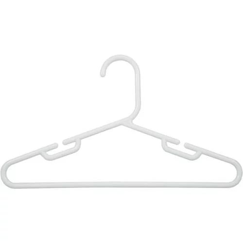 Tailor Made Products Kid's Hanger, 60 Count, White, Sturdy Polypropylene, Compact Size For Childr... | Walmart (US)
