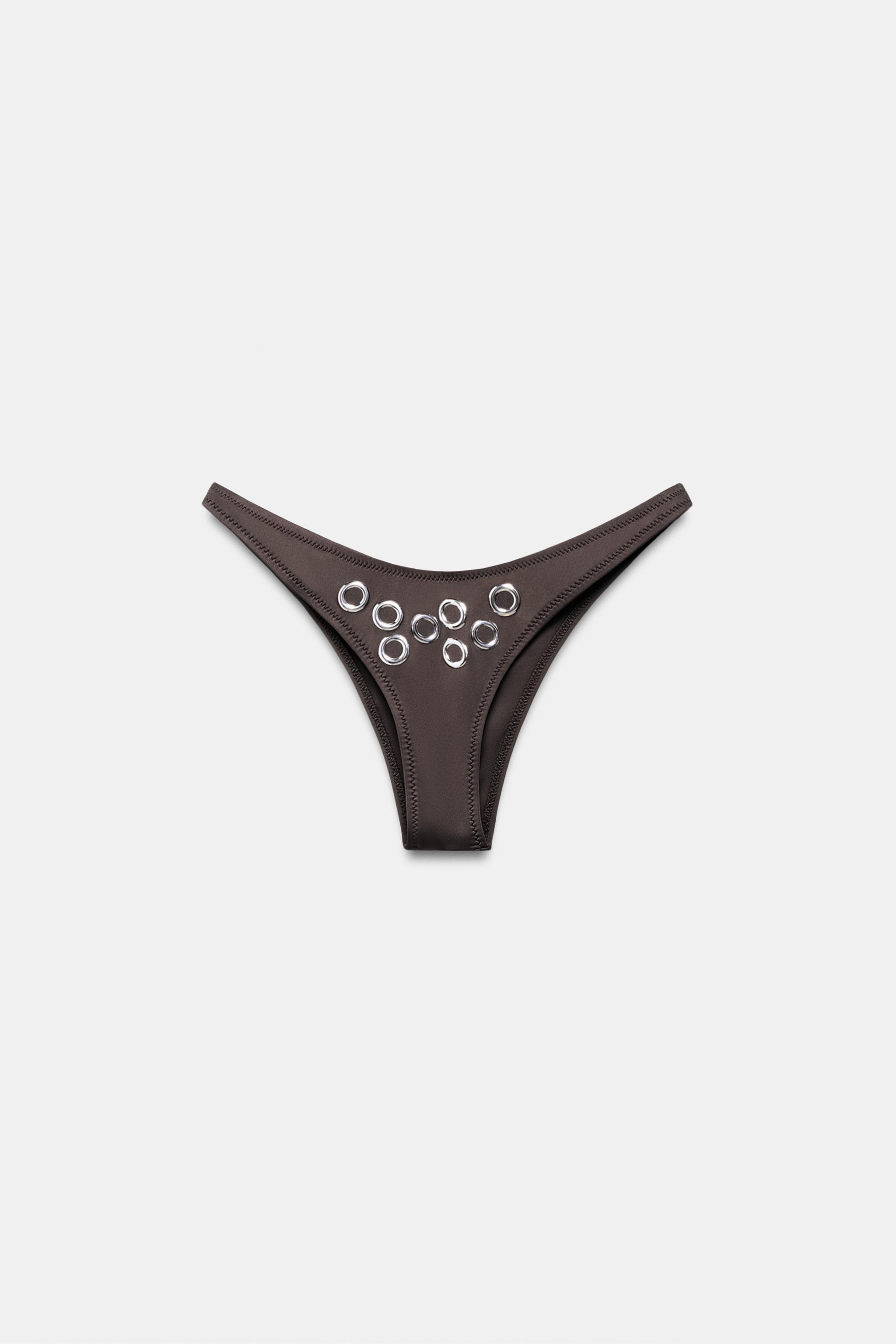 OVERSIZE RUCHED BIKINI BOTTOMS | Zara Canada