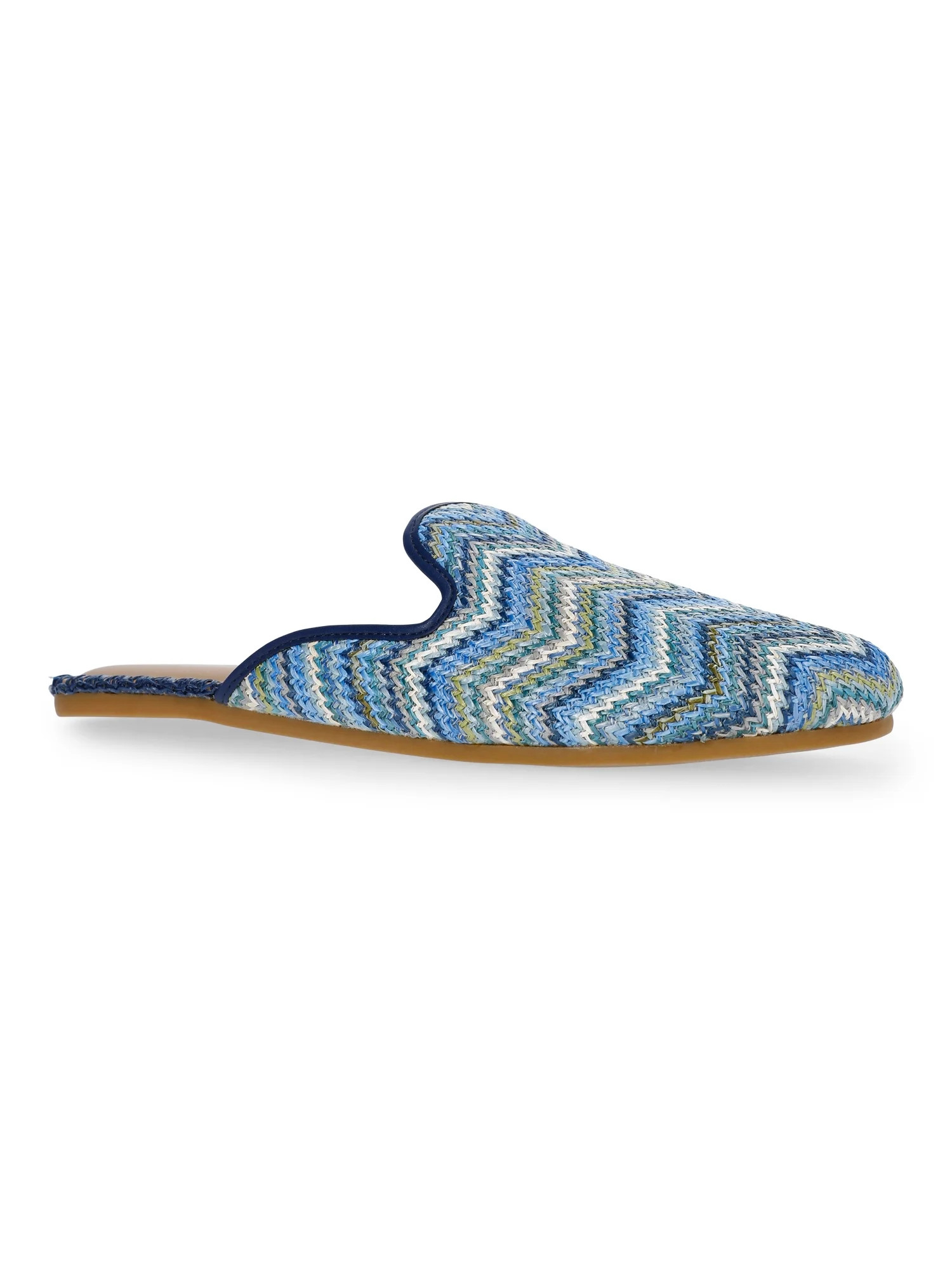 Time and Tru Women's Whipstitch Raffia Mules | Walmart (US)