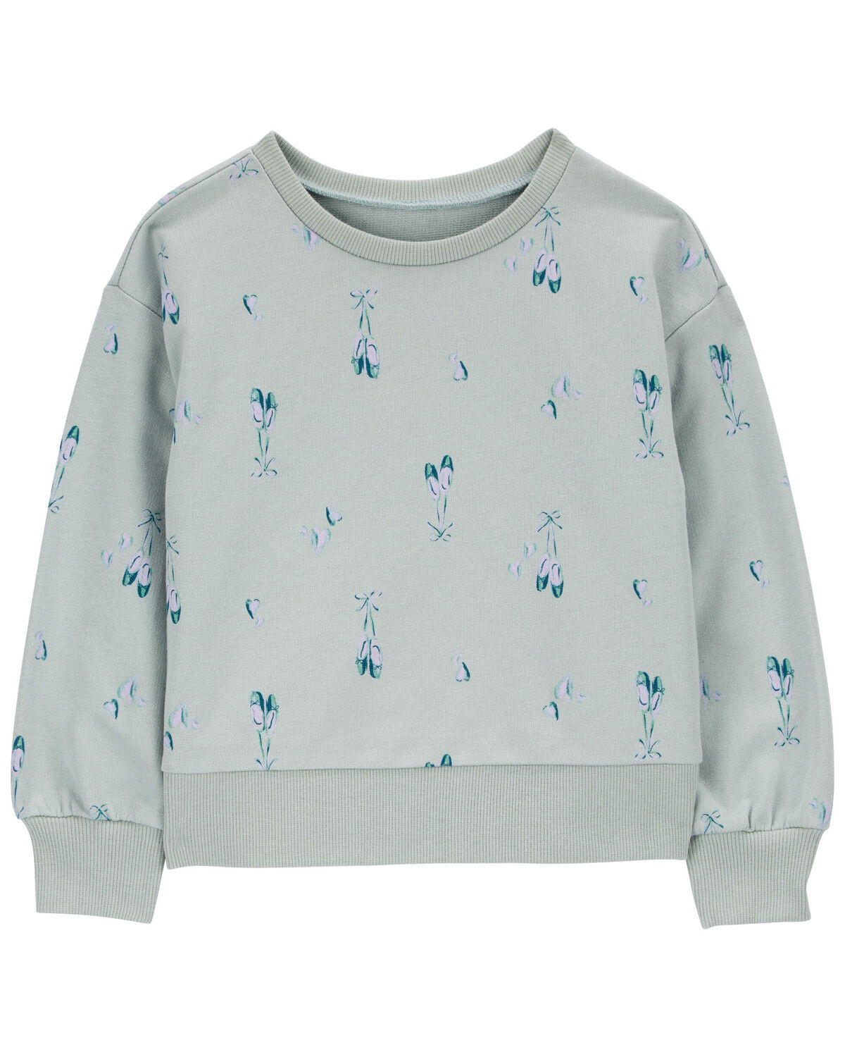 Toddler Ballet Crew Neck Cotton Pullover | Carter's Inc