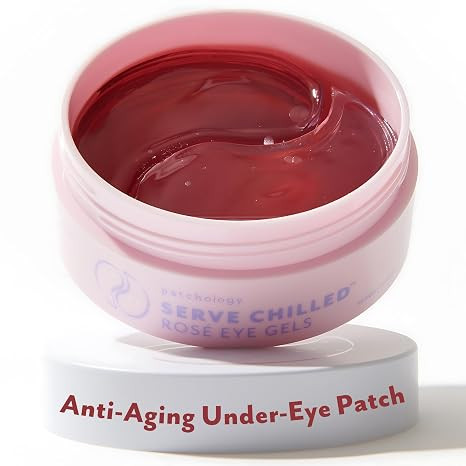 Patchology Serve Chilled Rosé Hydrating Under Eye Patches – Hyaluronic Acid & Antioxidant-Infu... | Amazon (US)