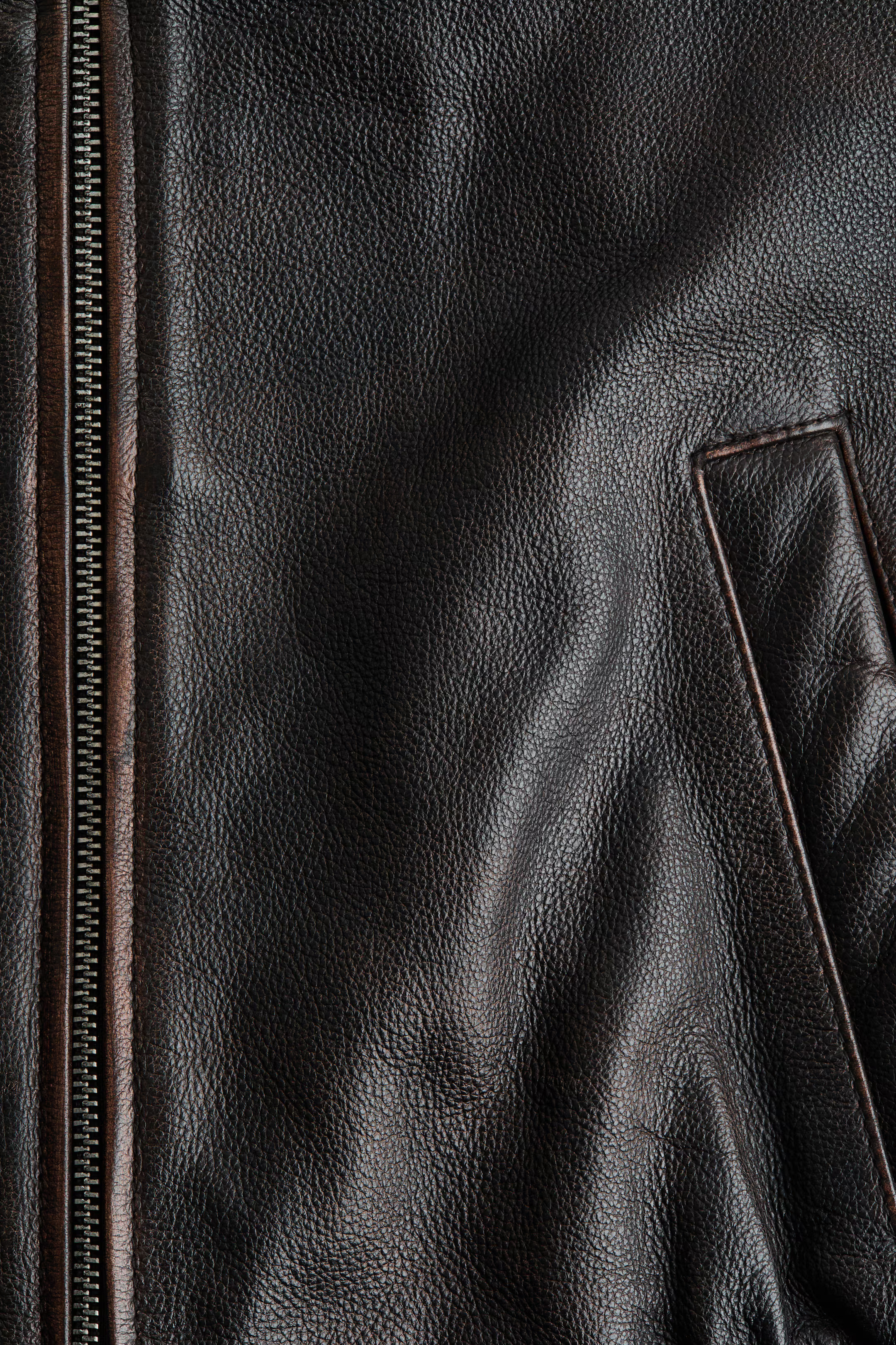 Leather Bomber Jacket | H&M (US + CA)