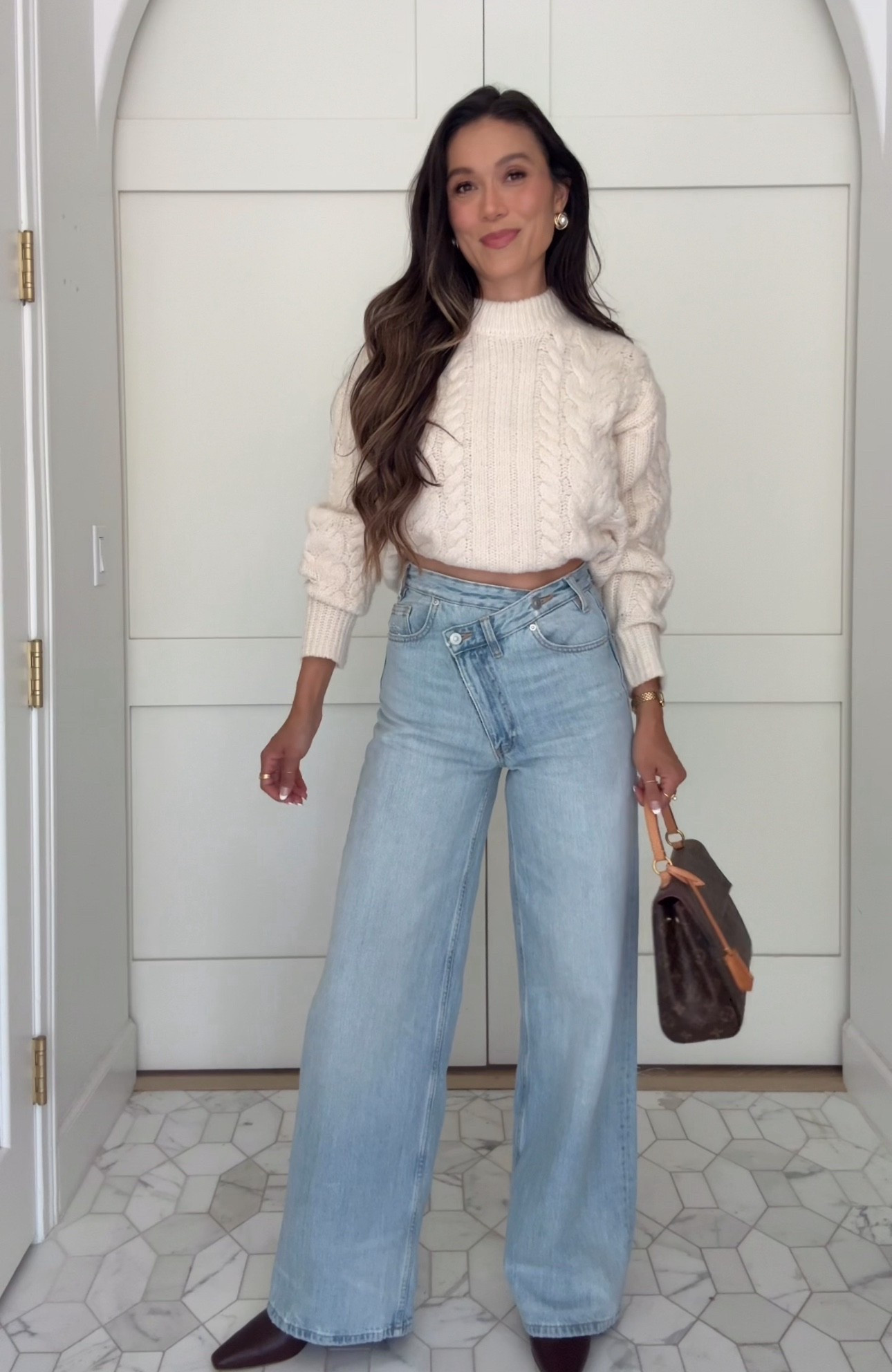 Scroll to shop!! Loving this cable knit sweater and asymmetrical jeans from Target, Zara, and more! Follow for more daily finds! Appreciate you!! Xo!💖

#LTKFindsUnder100 #LTKootd #LTKFindsUnder50