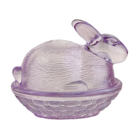 Easter Candy Dish Bunny Glass Jar with Lid Set of 4 Colorful Bunny Candy Bowls Spring Easter Table Decorations Party Favor Storage | Walmart (US)