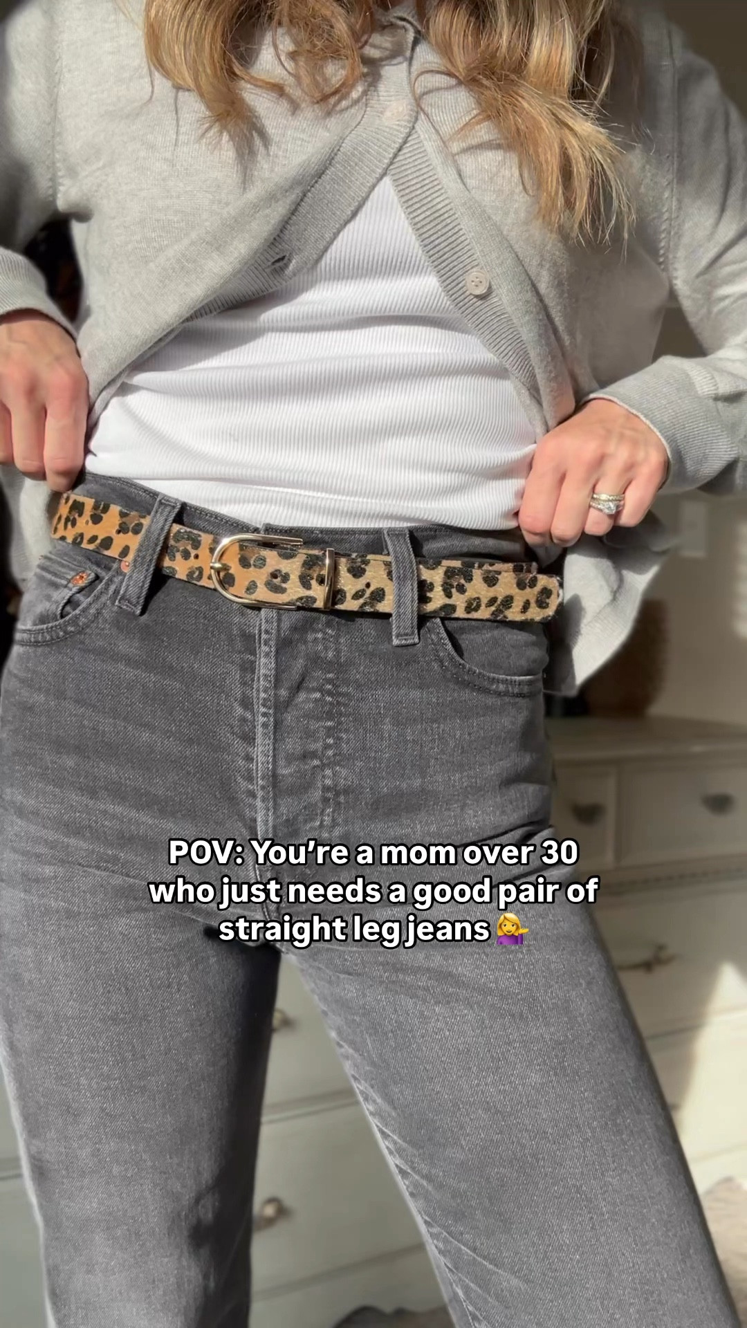 The best straight leg jeans! True to size. 

#LTKSeasonal #LTKFindsUnder100 #LTKGiftGuide